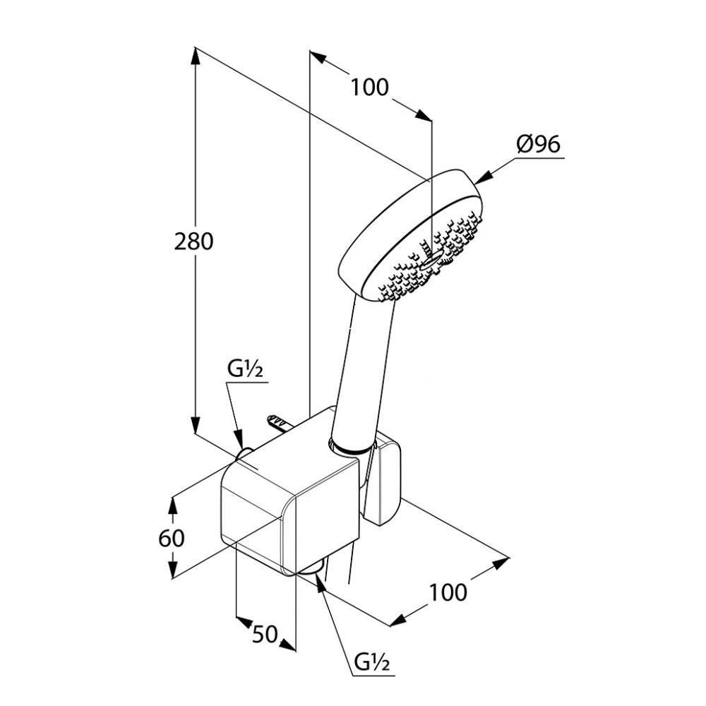 Душовий набір 1S Logo (686700500), Kludi - Зображення 201861-dc5ad.jpg
