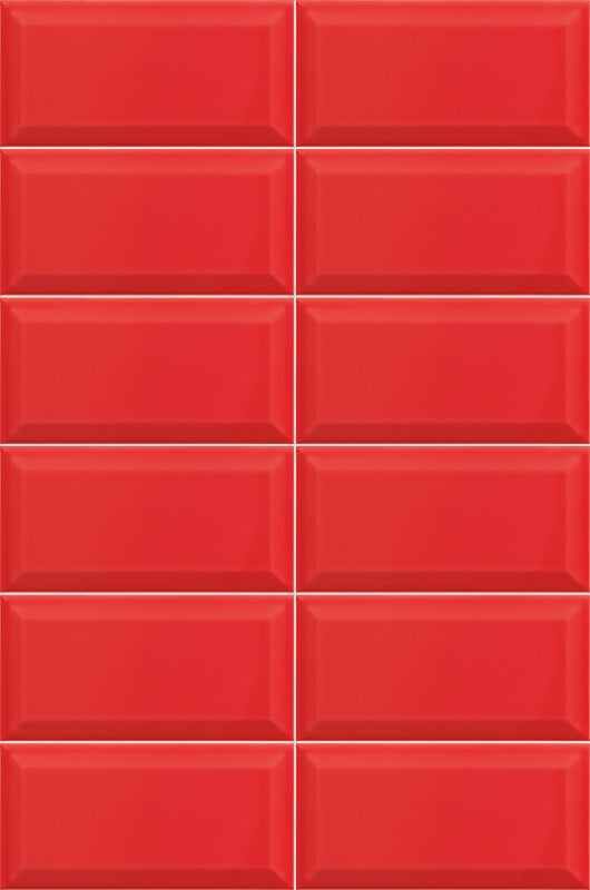 Плитка стінова Bissel Rojo 100x200 Mainzu - Зображення