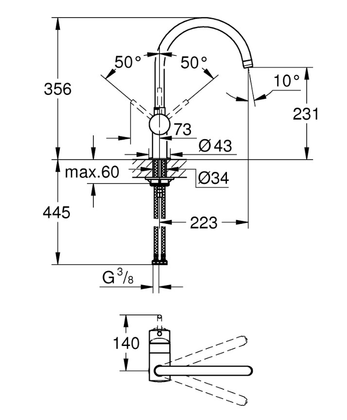 Смеситель для кухни Minta (32917KS0), Grohe - Зображення 203582-4bab2.jpg