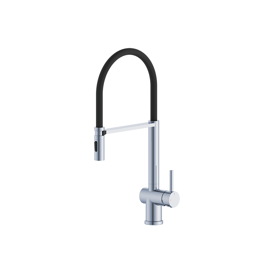 Смеситель для кухни PIKO 070170CHR хром-черный matt EMPORIA - Зображення