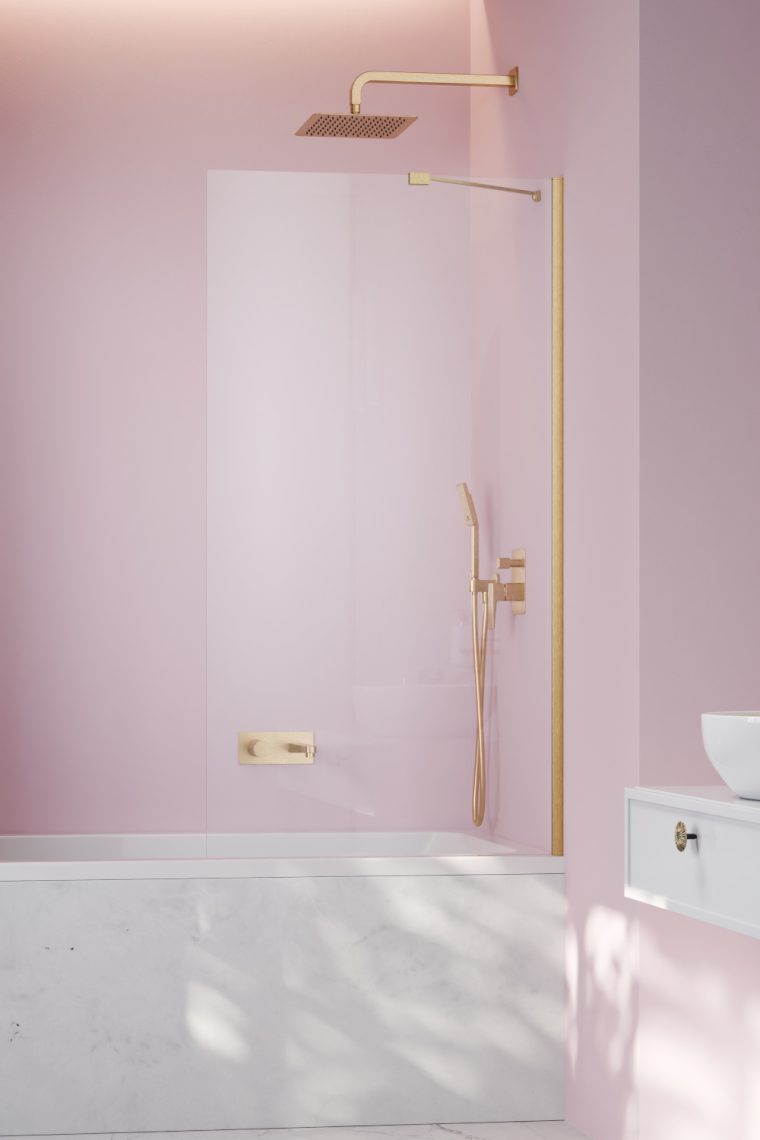 Шторка для ванни Idea Brushed Gold PNJ II 90 RADAWAY - Зображення 204397241-df1e3.jpg