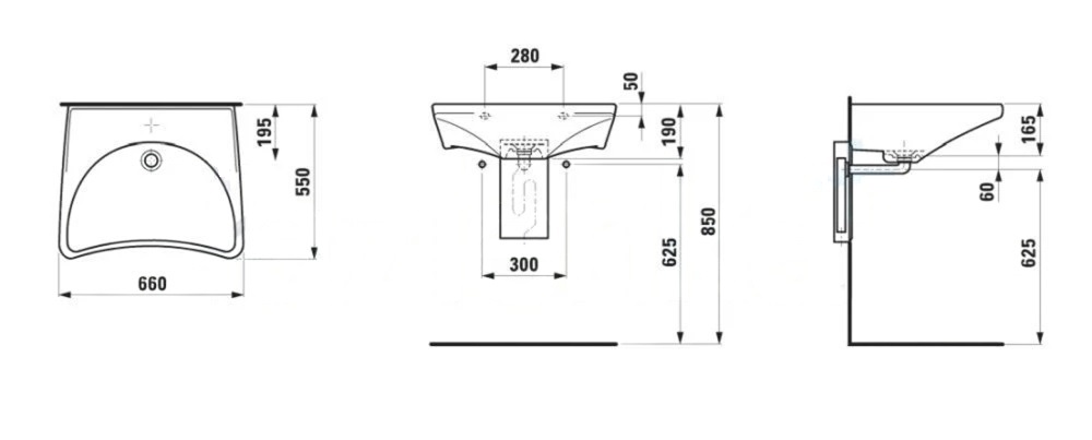 Умивальник Access безбар'єрний 66х55 A32723500P Roca - Зображення 204397259-327e0.jpg