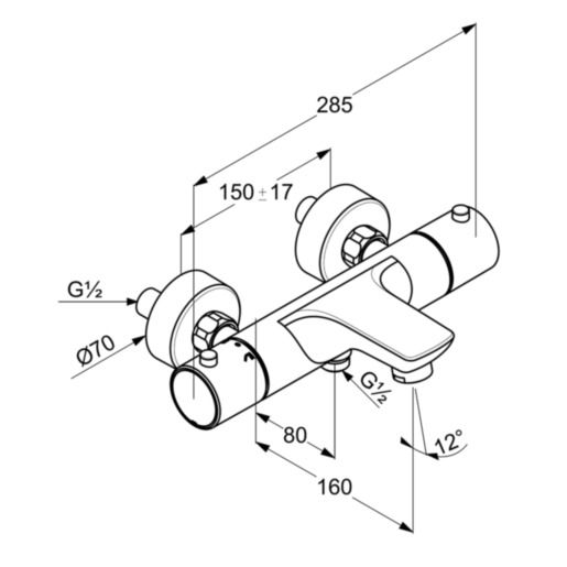 Змішувач для ванни DN 15 Objekta (352010538), Kludi - Зображення 204645-89de3.jpg