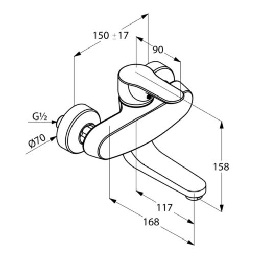 Змішувач для кухні DN 15 Objekta (328810575), Kludi - Зображення 204646-7ddfe.jpg