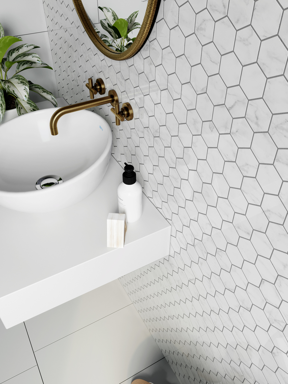 Мозаїка HP 6031 Hexagon 295x295x9 Котто Кераміка - Зображення 204ea-4_1.jpg