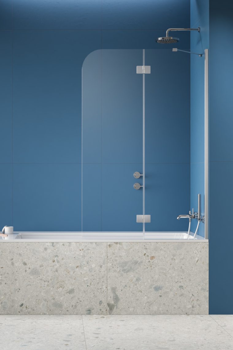 Шторка для ванни Garda Chrome PND II R 120x150 RADAWAY - Зображення