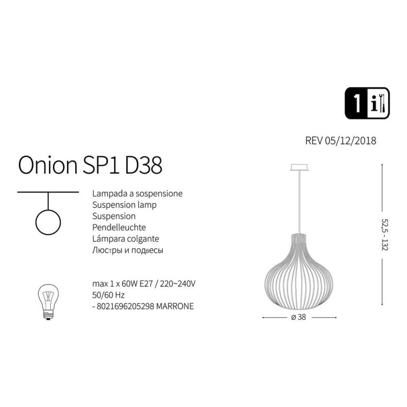 Люстра ONION SP1 D38 (205298), IDEAL LUX - Зображення 205298-.jpg