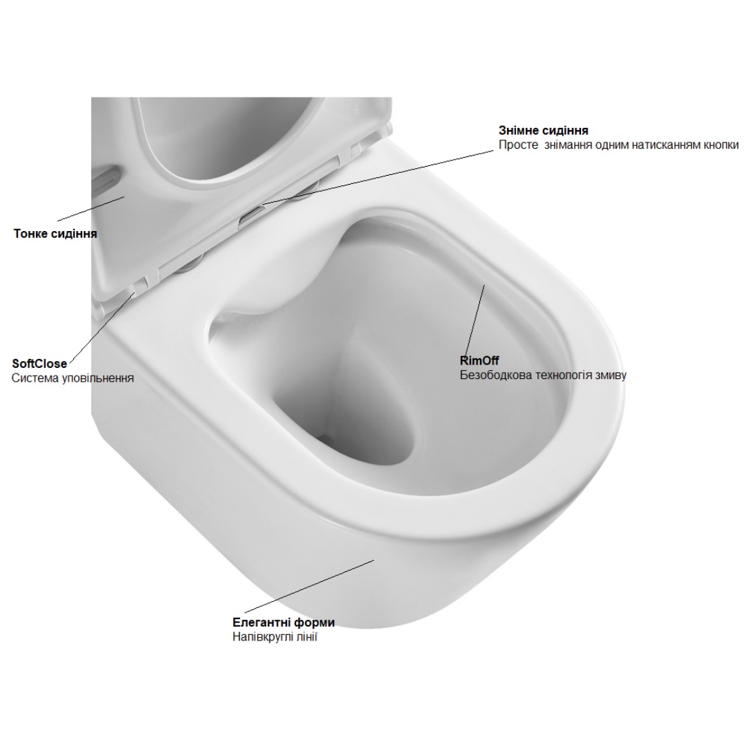 Унитаз напольный Concept Slim Combi RimOff RKUM100010 Ravak - Зображення 205420324-99a70.jpg