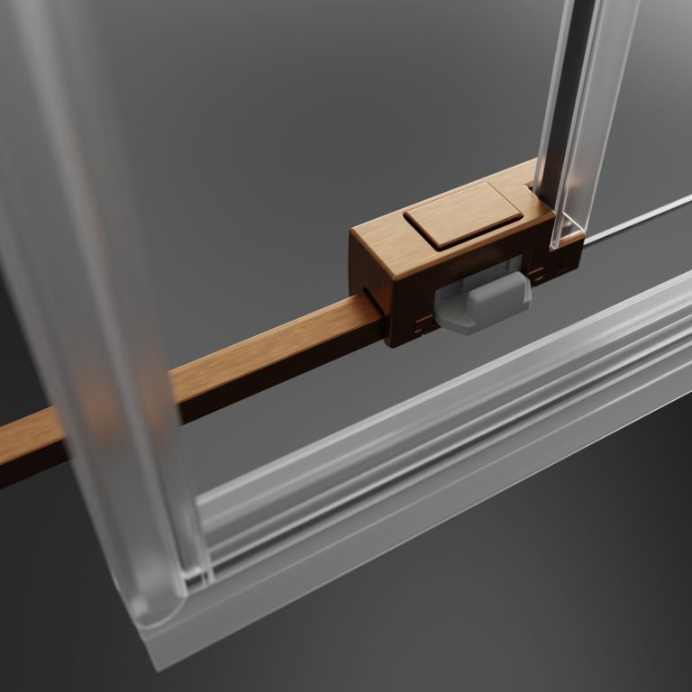 Душова кабіна (половина) Idea Brushed Copper KDD 90 права RADAWAY - Зображення 205949765-185d1.jpg