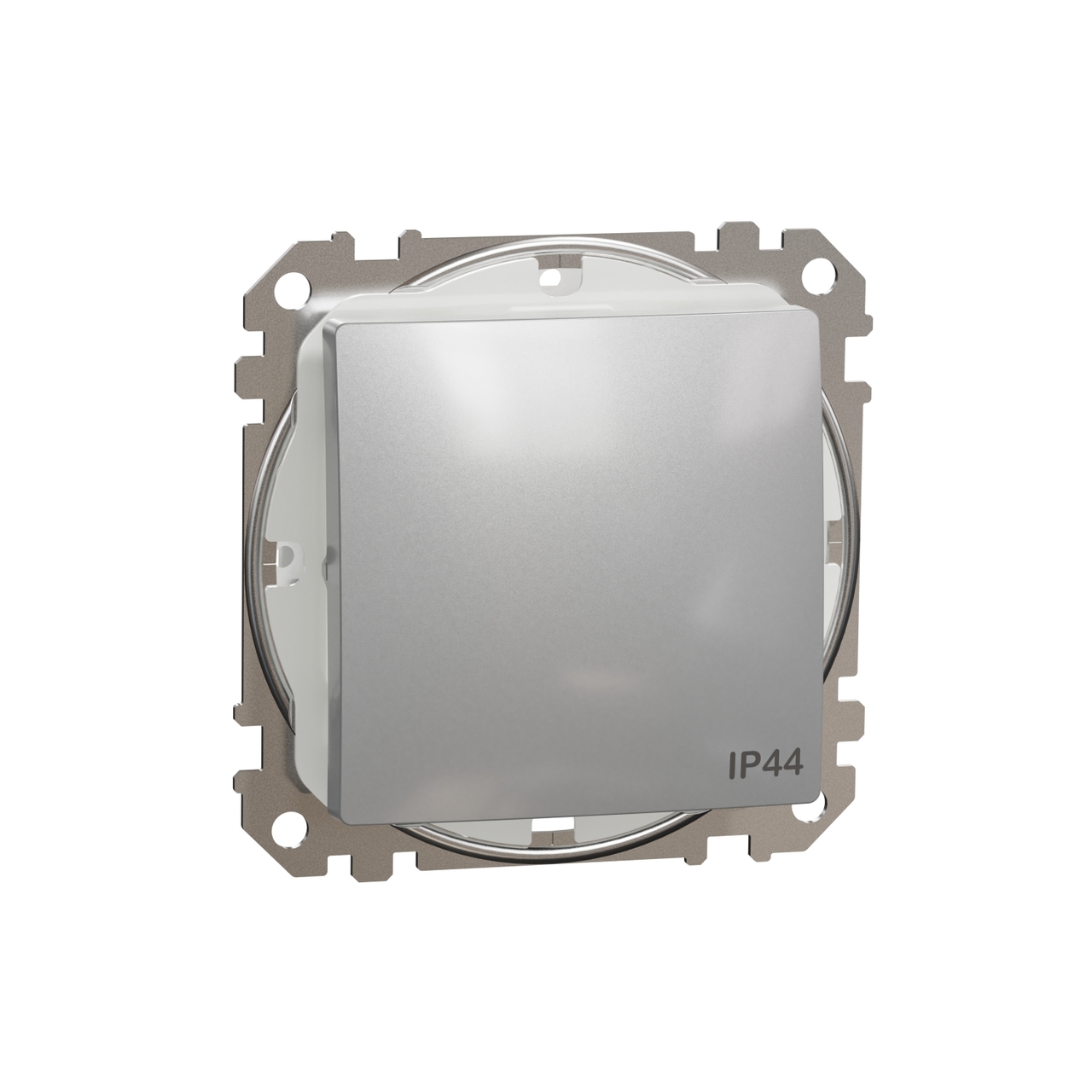 Перемикач 1-клавішний IP44 Алюміній Sedna Design & Elements (SDD213106), Schneider Electric - Зображення