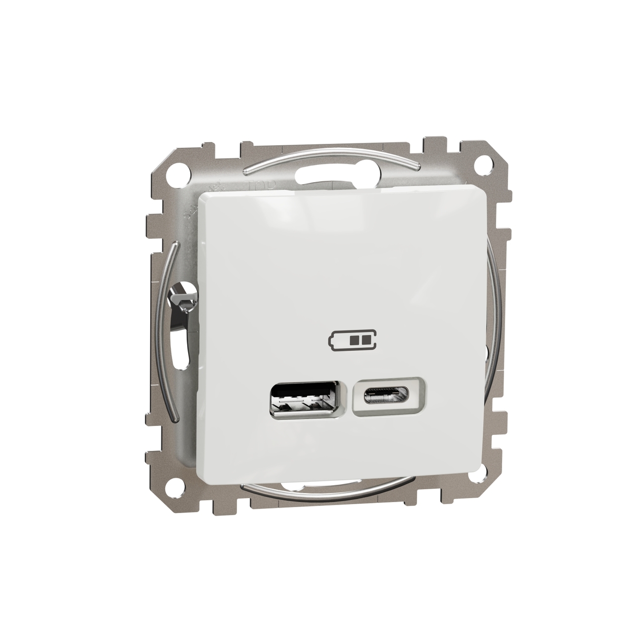 Розетка USB A+C 2,4A Білий Sedna Design & Elements (SDD111402), Schneider Electric - Зображення 20621933-6209e.jpg