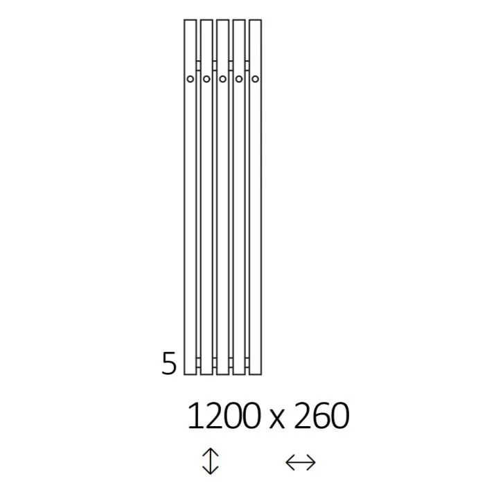 Рушникосушка Rolo Hanger E 1200x260 Ral Silver WLROW120026KSVRE1ORXMX0 Terma - Зображення 206711548-ef798.jpg