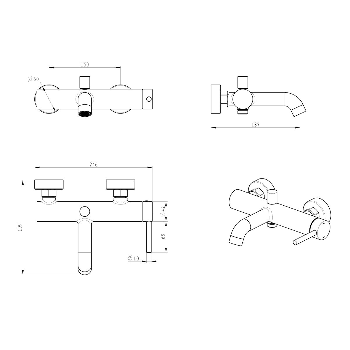 Смеситель для ванны FLY хром 03030CHR EMPORIA - Зображення 207094404-5f955.png