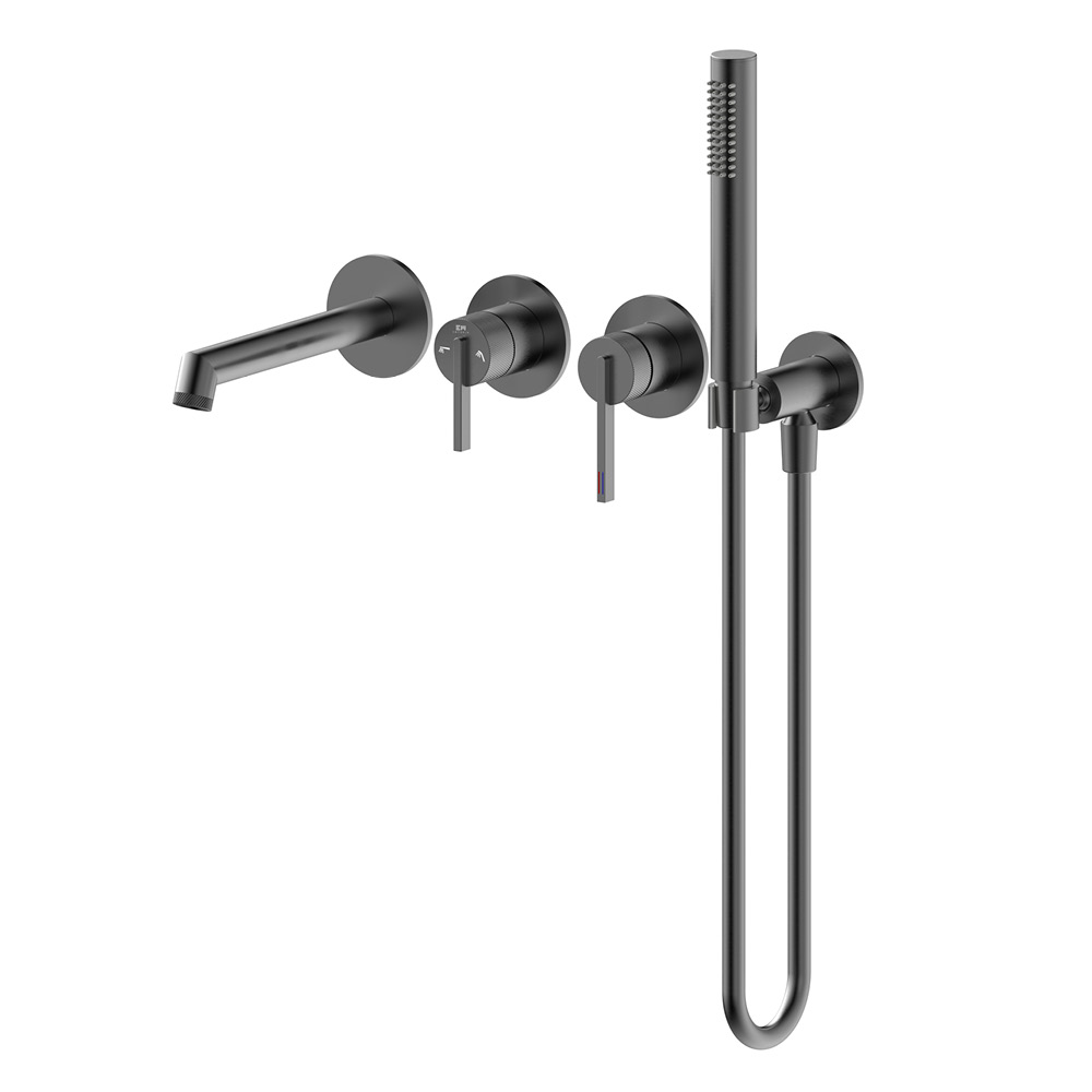 Смеситель для ванны ORI gun metal 08032BN EMPORIA - Зображення