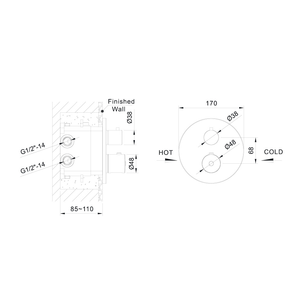 Смеситель ORI gun metal 08043BN EMPORIA - Зображення 207144945-abab1.jpg