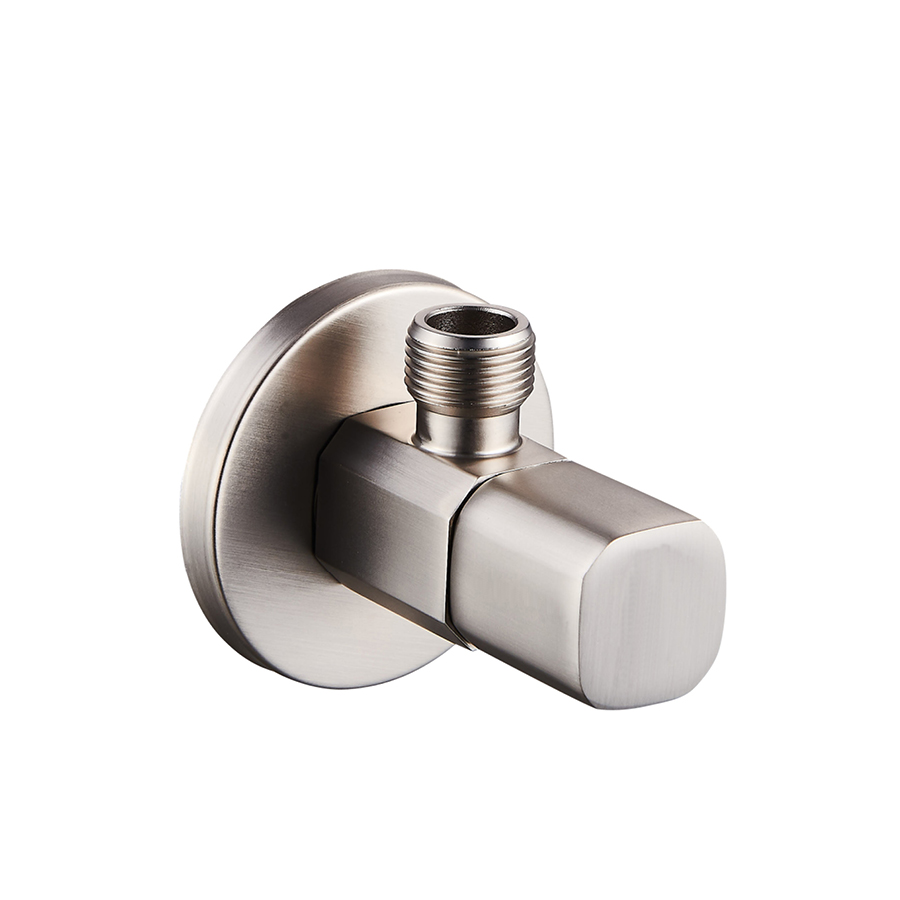 Вентиль угловой HF811-BNM никель брашированный EMPORIA - Зображення