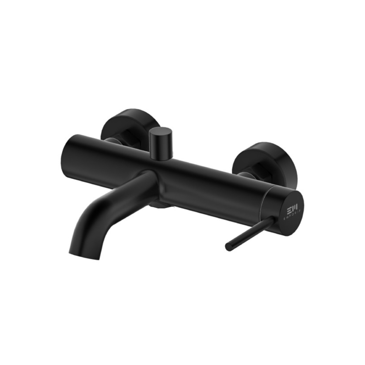 Смеситель для ванны FLY черный matt 03030BM EMPORIA - Зображення