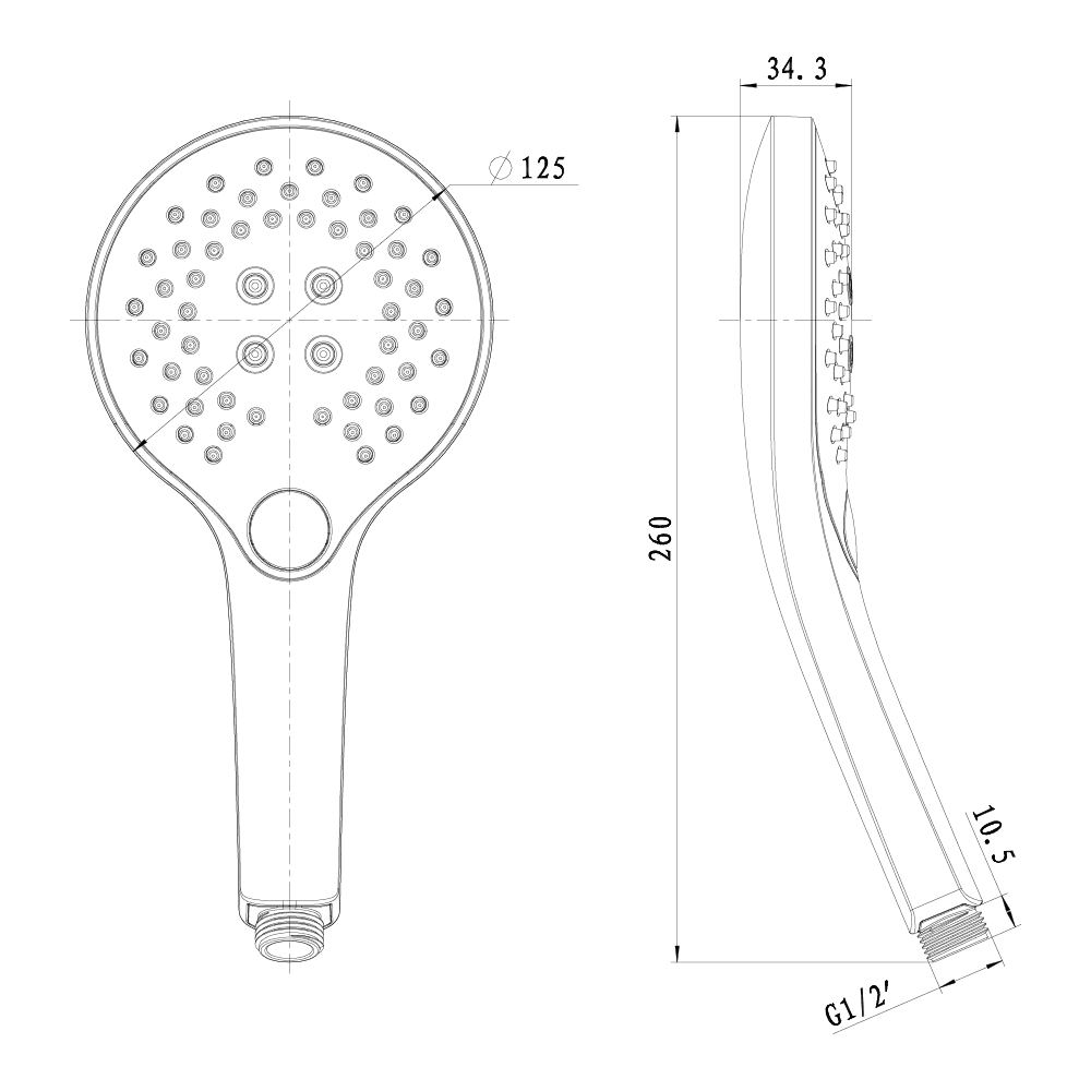 Лійка для ручного душу gun metal 040731BN EMPORIA - Зображення 207144992-62bb1.png