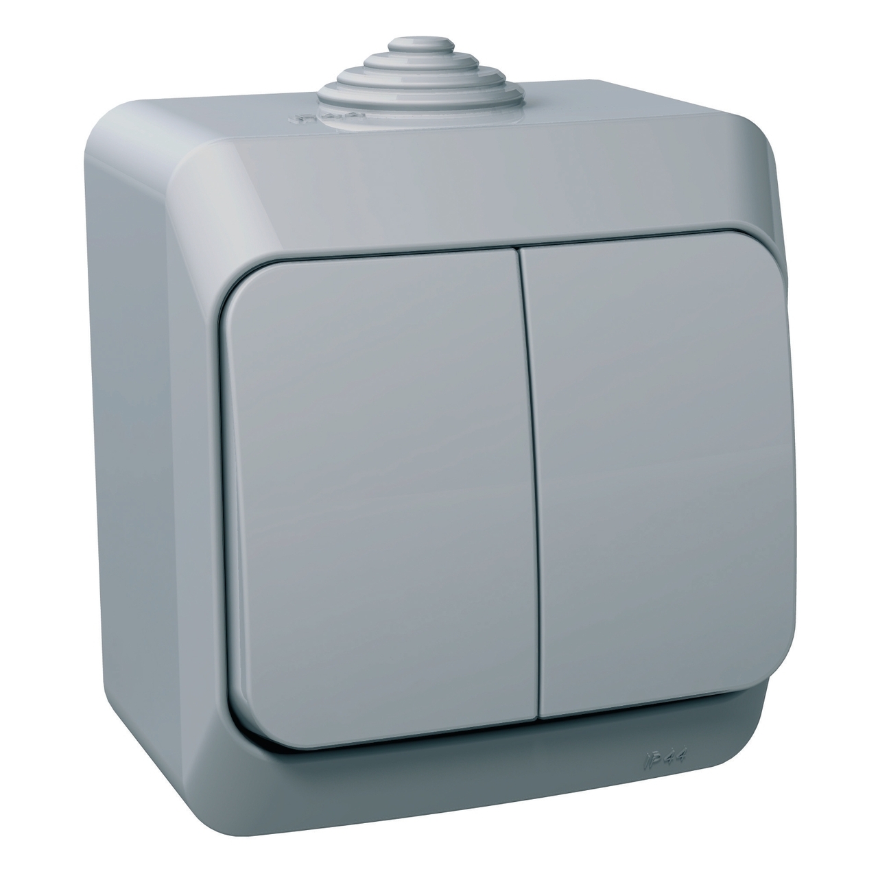 Вимикач 2-клавішний IP44 Сірий CEDAR (WDE000650), Schneider Electric - Зображення 2076333-86f50.jpg