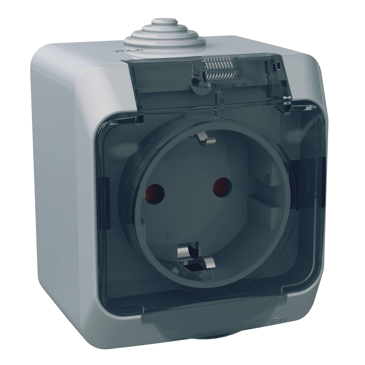 Розетка з заземленням IP44 Сірий CEDAR (WDE000643), Schneider Electric - Зображення 2076334-a5e21.jpg