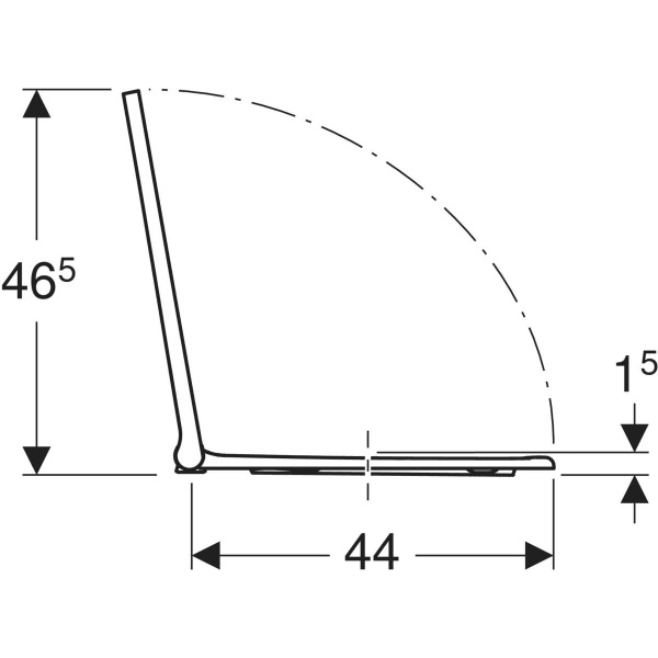 Крышка для унитаза ONE soft-close 243.989.JT.2 Geberit - Зображення 207644054-99730.jpg
