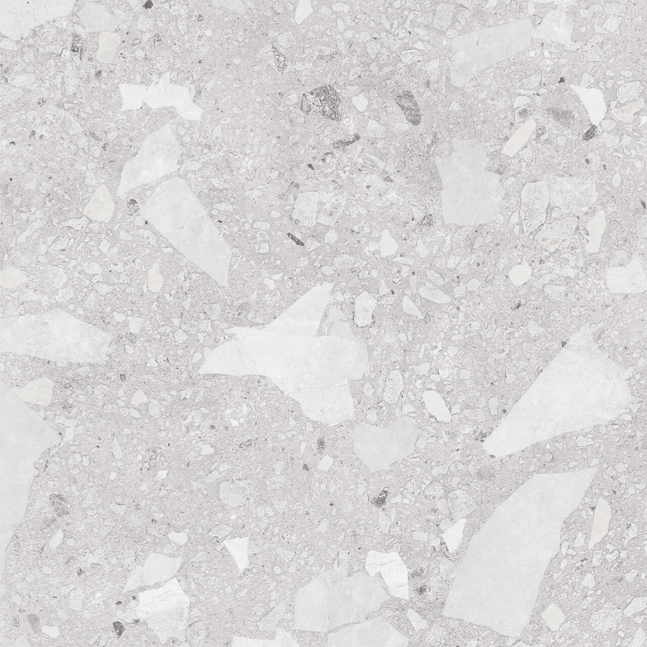 Плитка керамогранітна Genesis Light Grey RECT MAT 598x598 Cersanit - Зображення