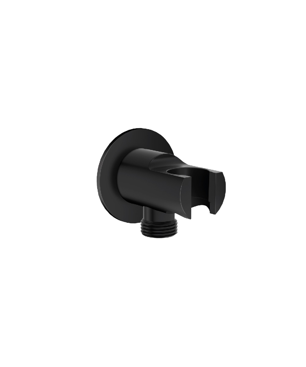 Подключение душевого шланга черный matt 04082BM EMPORIA - Зображення