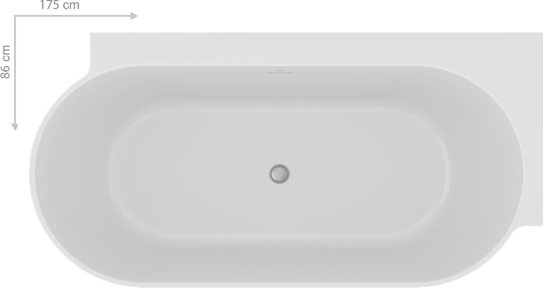 Ванна FREEDOM Corner II Tec R 175x86 CC81700000 RAVAK - Зображення 209106545-fb59c.jpg