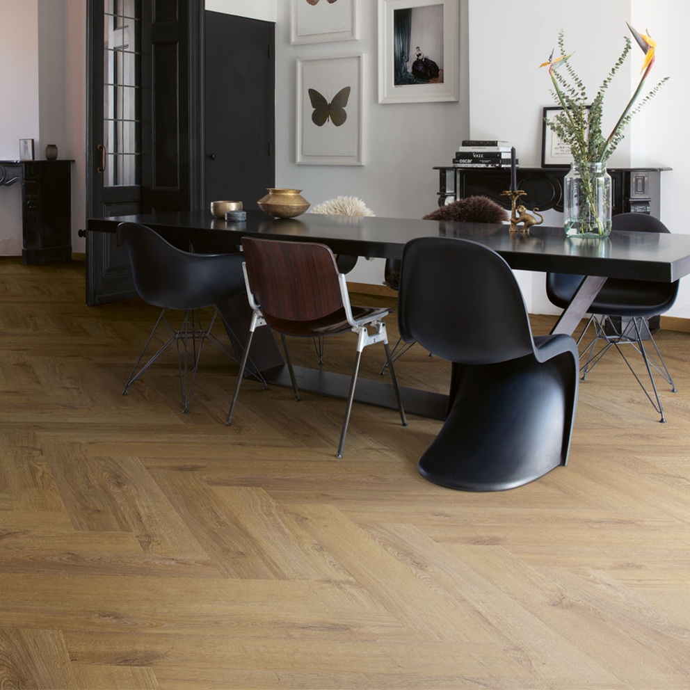 Вінілова підлога Pristine Дуб осінній коричневий 129x740x2,5 Quick-Step - Зображення 209662799-5382c.jpeg