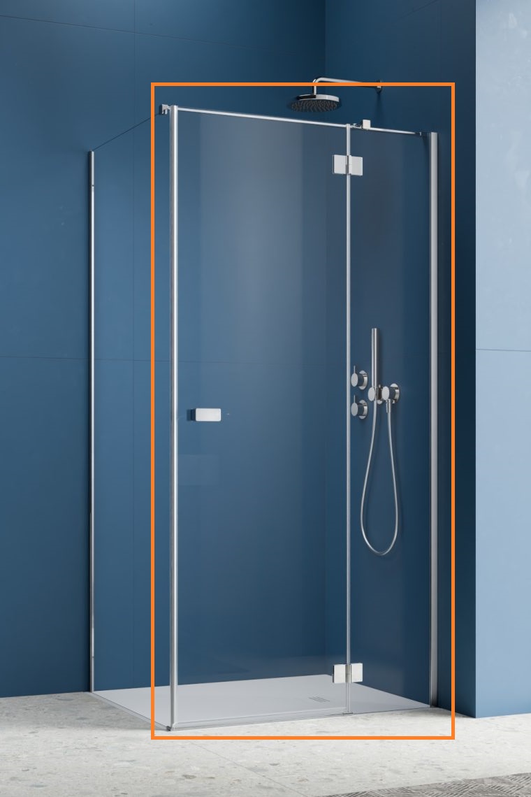 Душові двері Garda Chrome KDJ 120 праві RADAWAY - Зображення