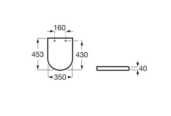 Кришка для унітаза Gap Round Supralit soft-close A801D12001 Roca - Зображення 210409328-a5e37.jpg