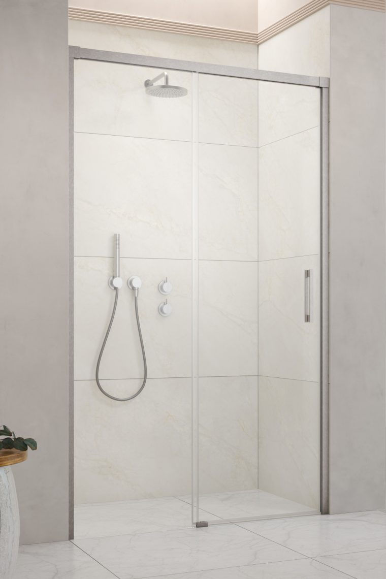 Душові двері Idea 8 Brushed Nickel DWJ 160L RADAWAY - Зображення