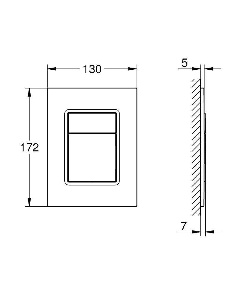 Кнопка зливу Skate Cosmopolitan S 37535DL0 Grohe - Зображення 210409378-7e5cf.jpg