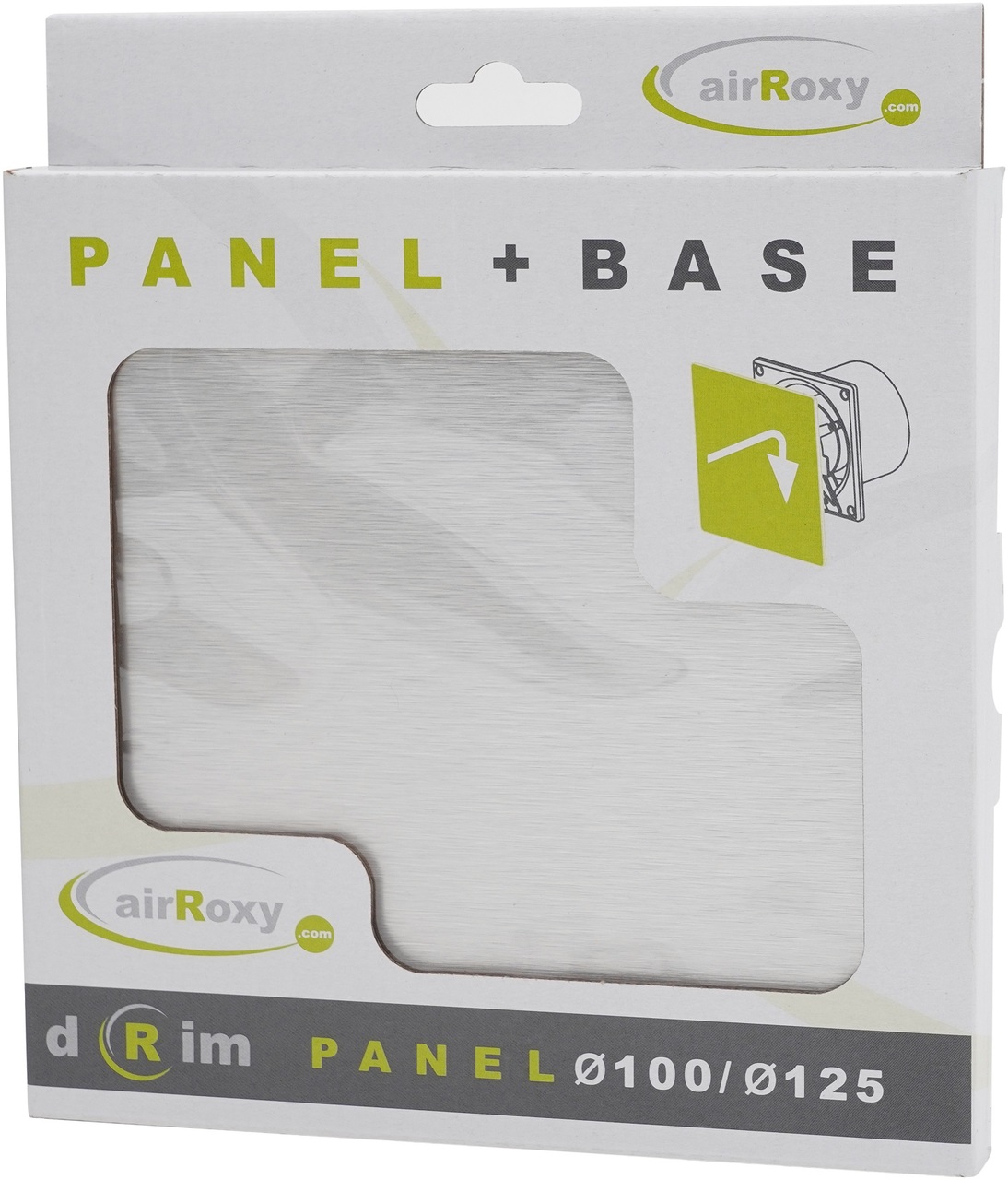 Панель для витяжного вентилятора Brushed Aluminium 01-168 AirRoxy - Зображення 210800742-dbd47.jpg