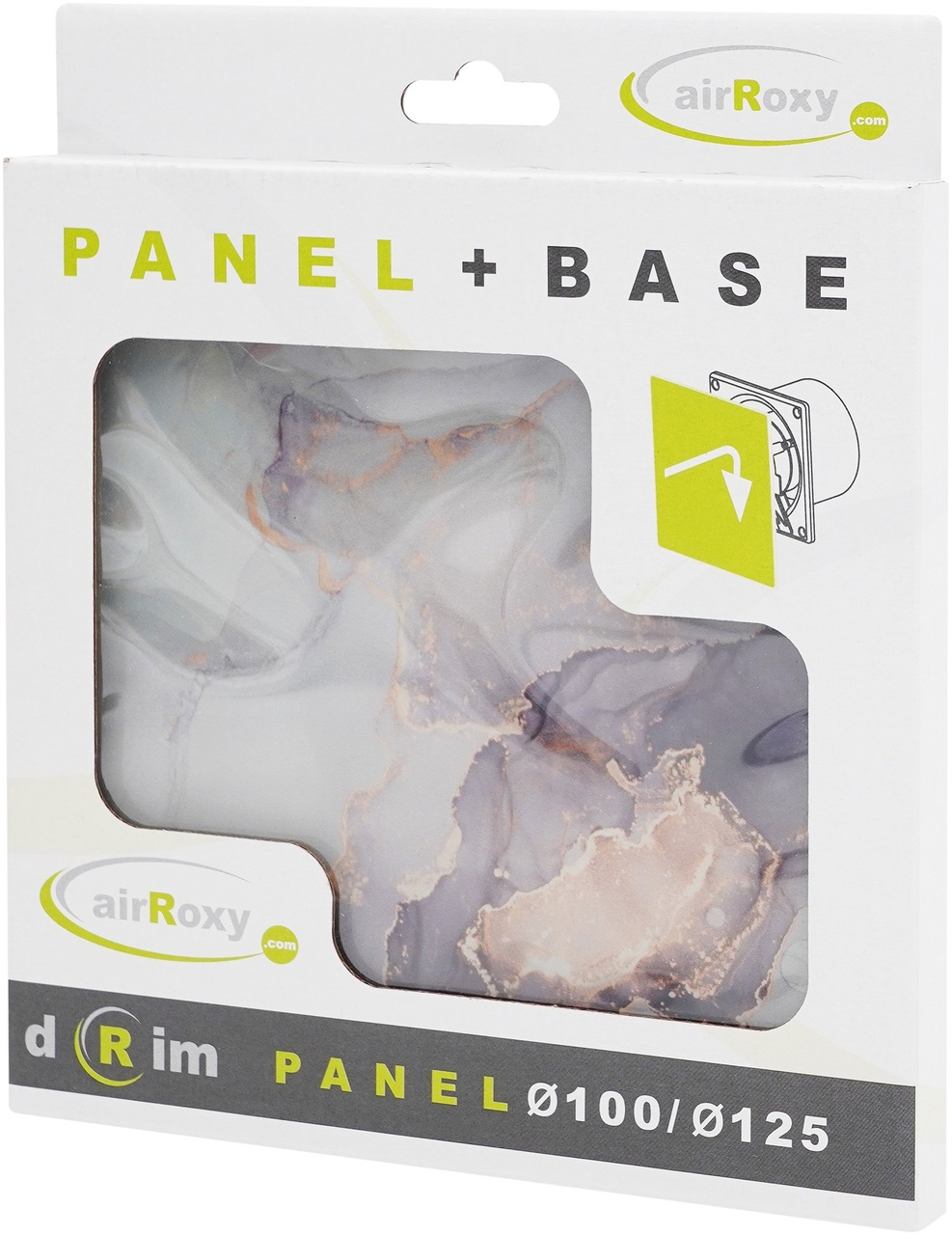 Панель для витяжного вентилятора Marble Pink Gold Glass 01-188 AirRoxy - Зображення 210800759-d3d94.jpg