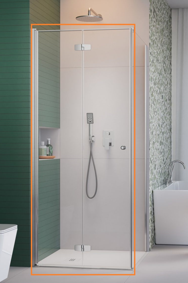 Душові двері Fuenta Chrome KDJ B 90L RADAWAY - Зображення