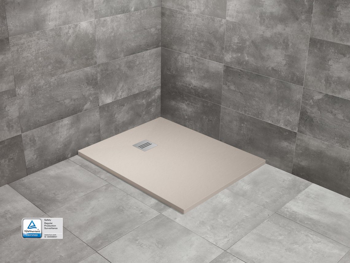 Душовий піддон Kyntos F 90x80 см Cashmere RADAWAY - Зображення