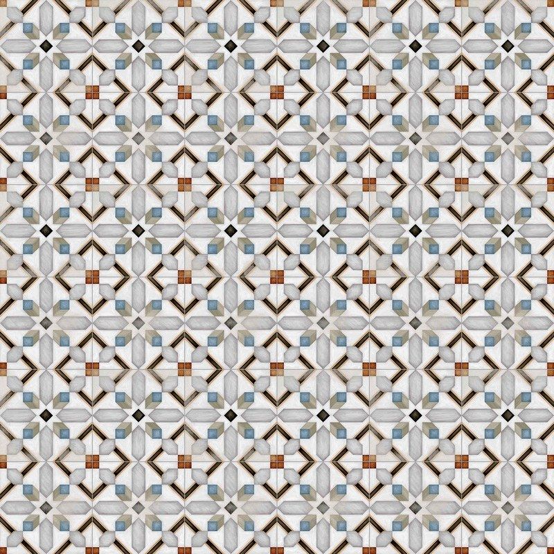 Плитка керамогранітна Vodevil Demel Multicolor декор 200x200x8 Vives - Зображення 211570-30ecc.jpg