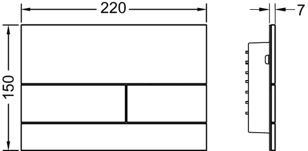 Кнопка зливу TECEsquare II 9240826 сірий matt TECE - Зображення 211902423-e12ee.jpg