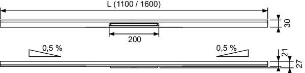 Душовий канал 110 см TECEDrainway бронзовий matt 691140 TECE - Зображення 211981224-308d8.jpg