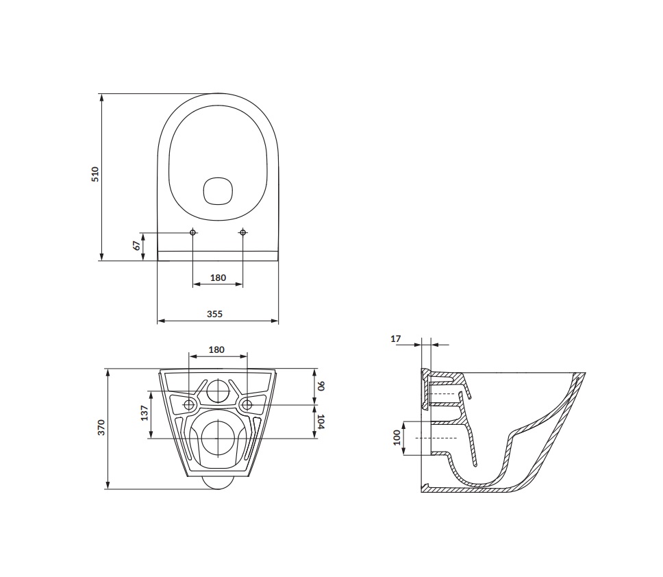 Унітаз підвісний Сет C947 Remo Pro овальний Tornado з кришкою soft-close SZCZ1003980001 Cersanit - Зображення 212031991-b2ed0.jpg