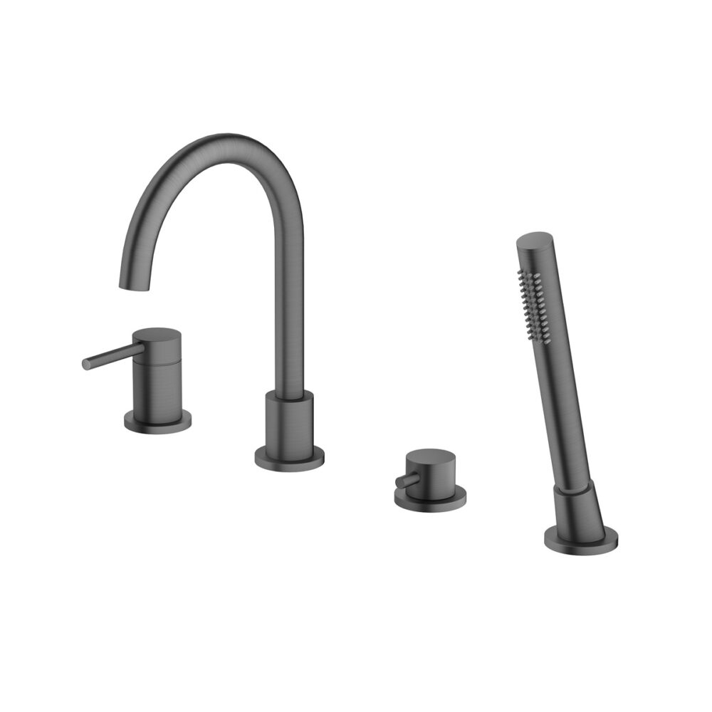 Змішувач для ванни FLY gun metal 03033BN EMPORIA - Зображення