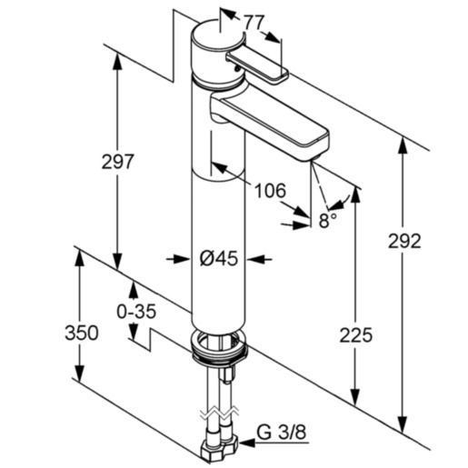 Змішувач для умивальника DN 10 Zenta (382560575), Kludi - Зображення 212059-585b7.jpg