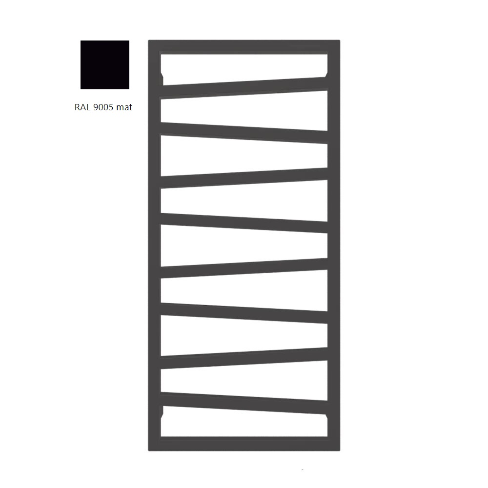 Рушникосушка 1070х500 Zigzag WGZIG107050K9M5SX Terma - Зображення