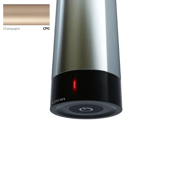 ТЕН прихованого монтажу One R36 1000W Ral Champagne Terma - Зображення