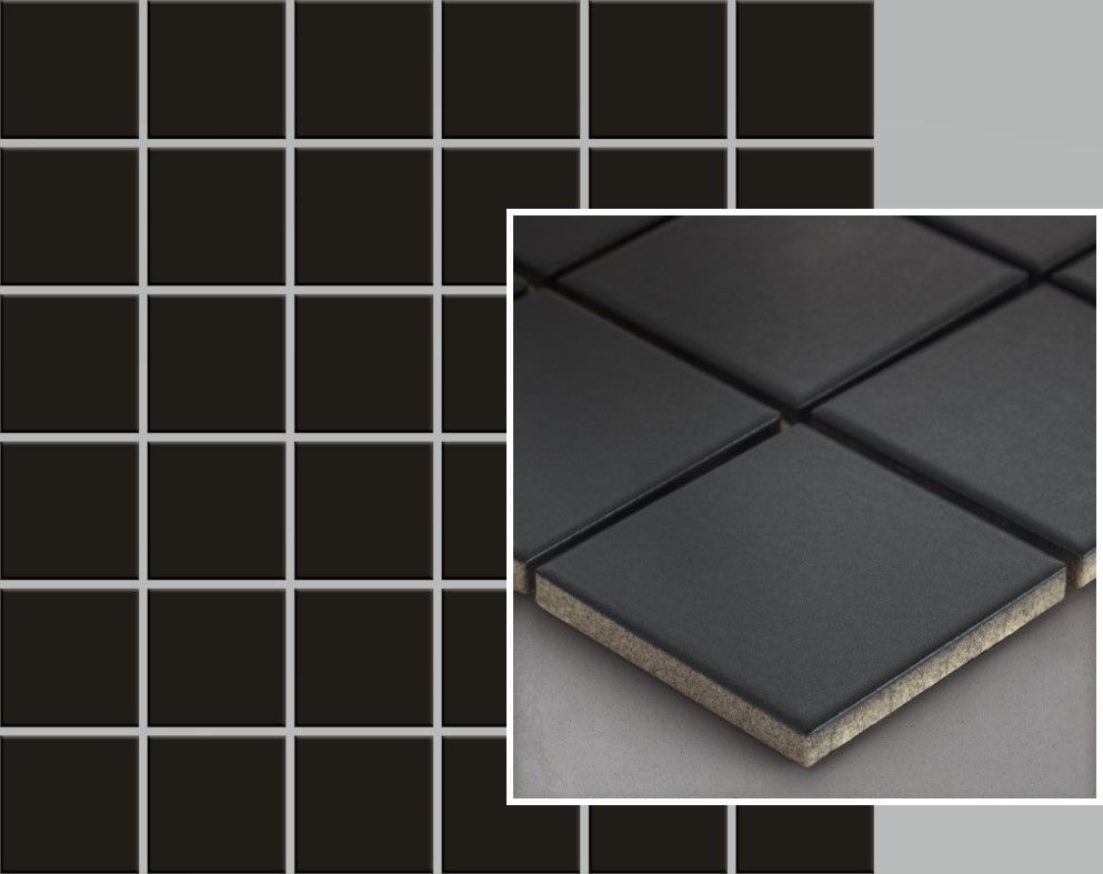 Мозаїка Albir Nero (4,8x4,8) 298x298x6 Paradyz - Зображення