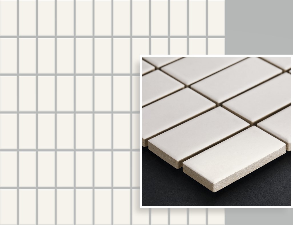 Мозаїка Albir Bianco (2,3x4,8) 298x298x6 Paradyz - Зображення 212782-06a86.jpg