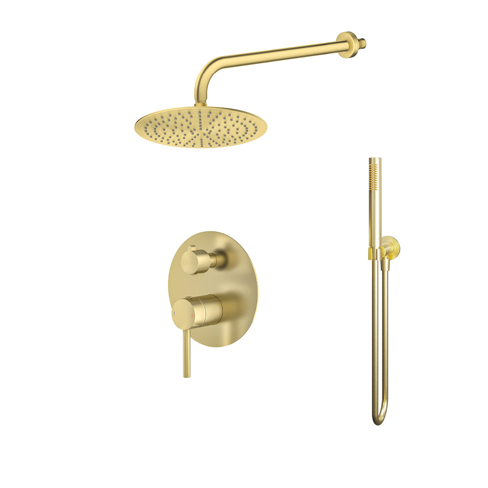 Душова система FLY золотий брашований ZESTAW-FLY-15-GN EMPORIA - Зображення