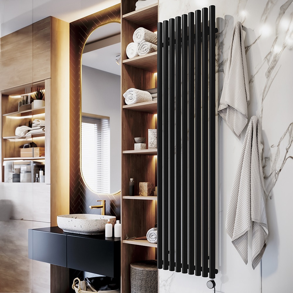 Рушникосушка Rolo Hanger E 1200x260 Ral 9004 WLROW120026K904E8TS1DXX Terma - Зображення 213009332-ba65d.jpg
