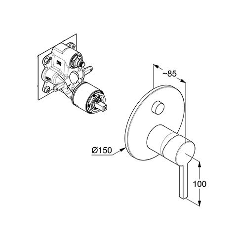 Змішувач Nova Fonte бронза брашована 20759N115 Kludi - Зображення 213350850-14b8a.jpg